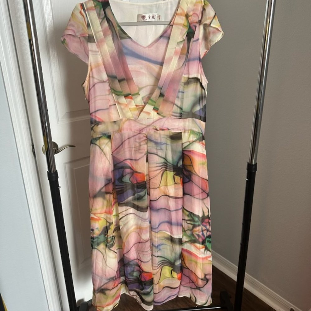 Asian Style Dress - Size EU XXXXL